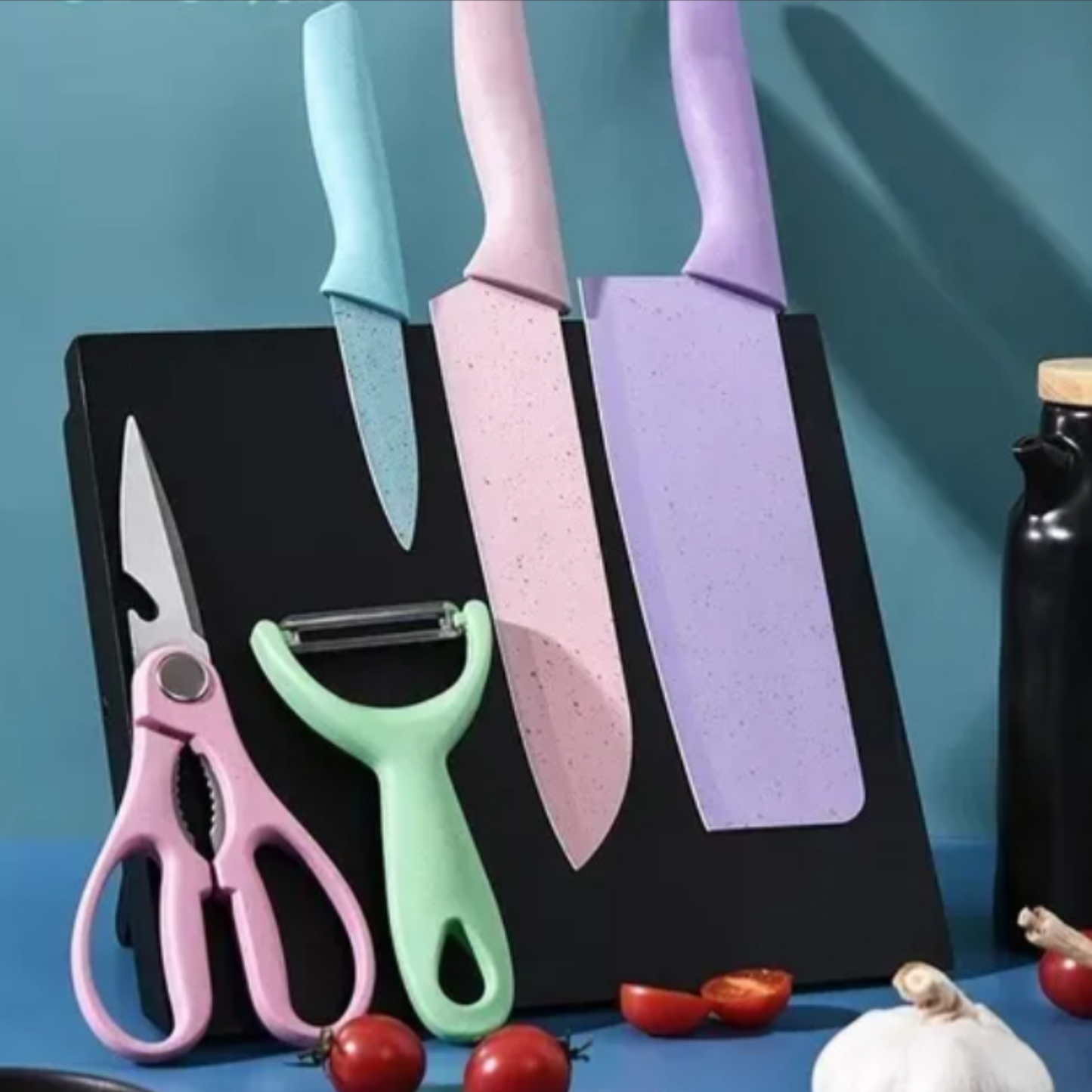 Set de Cuchillos x6 Mini Coloridos