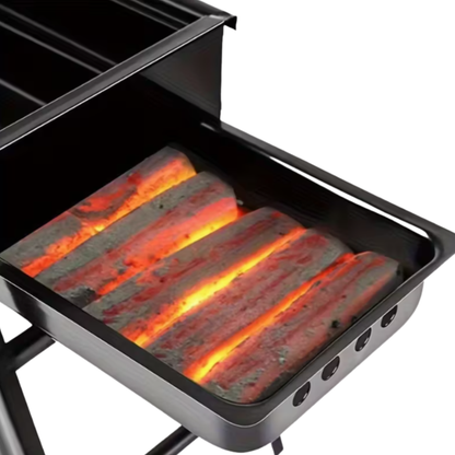 Parrilla Portátil de Acero Inoxidable para Carbón