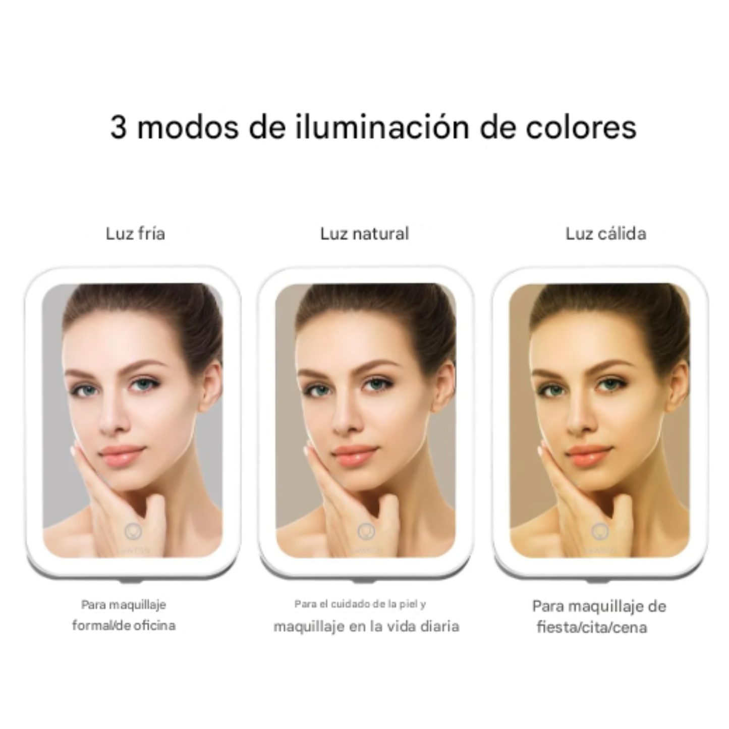 Espejo Led De Viaje con soporte