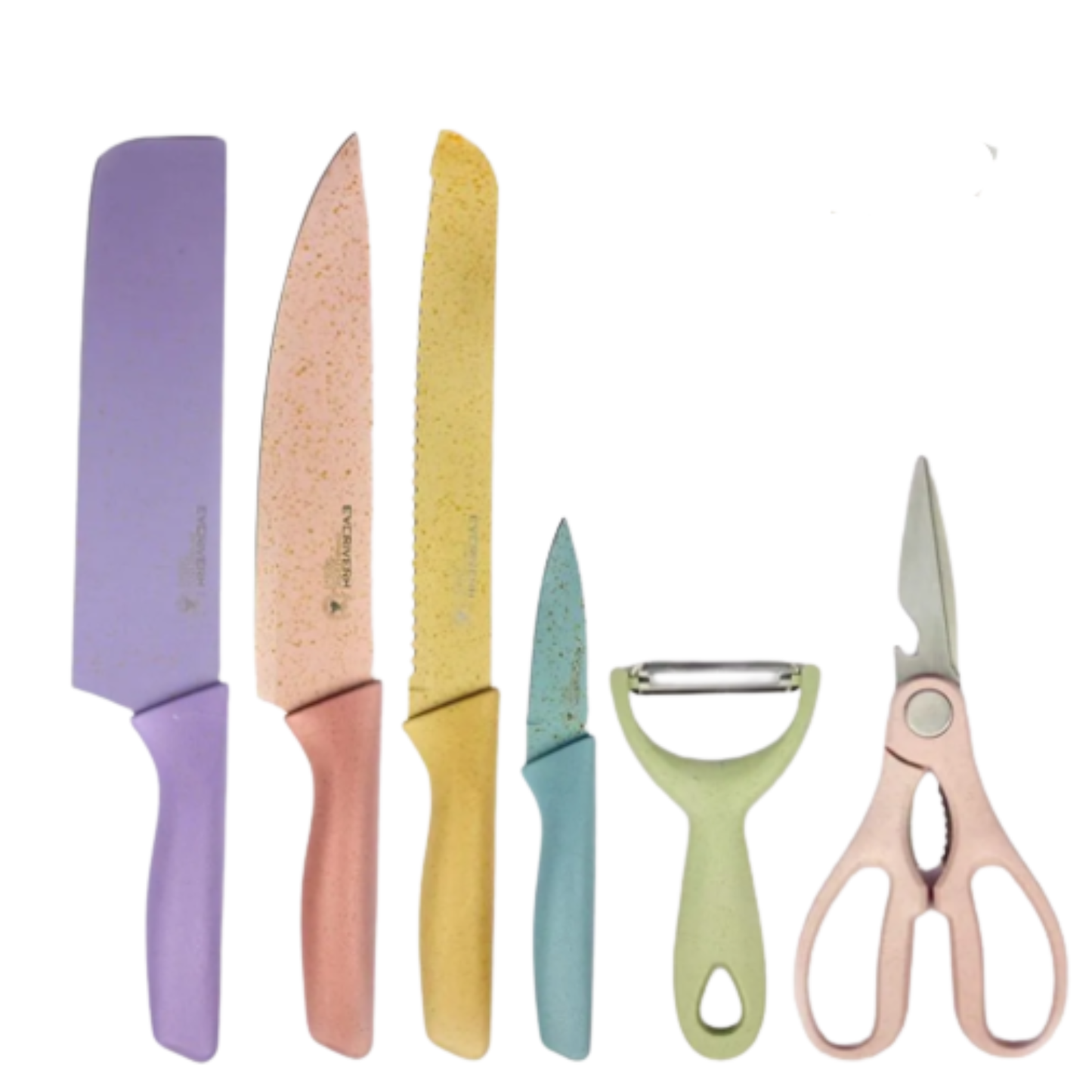 Set de Cuchillos x6 Mini Coloridos