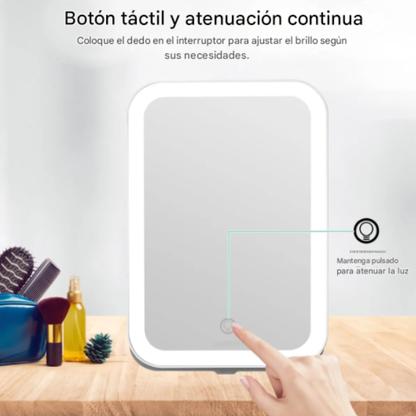 Espejo Led De Viaje con soporte