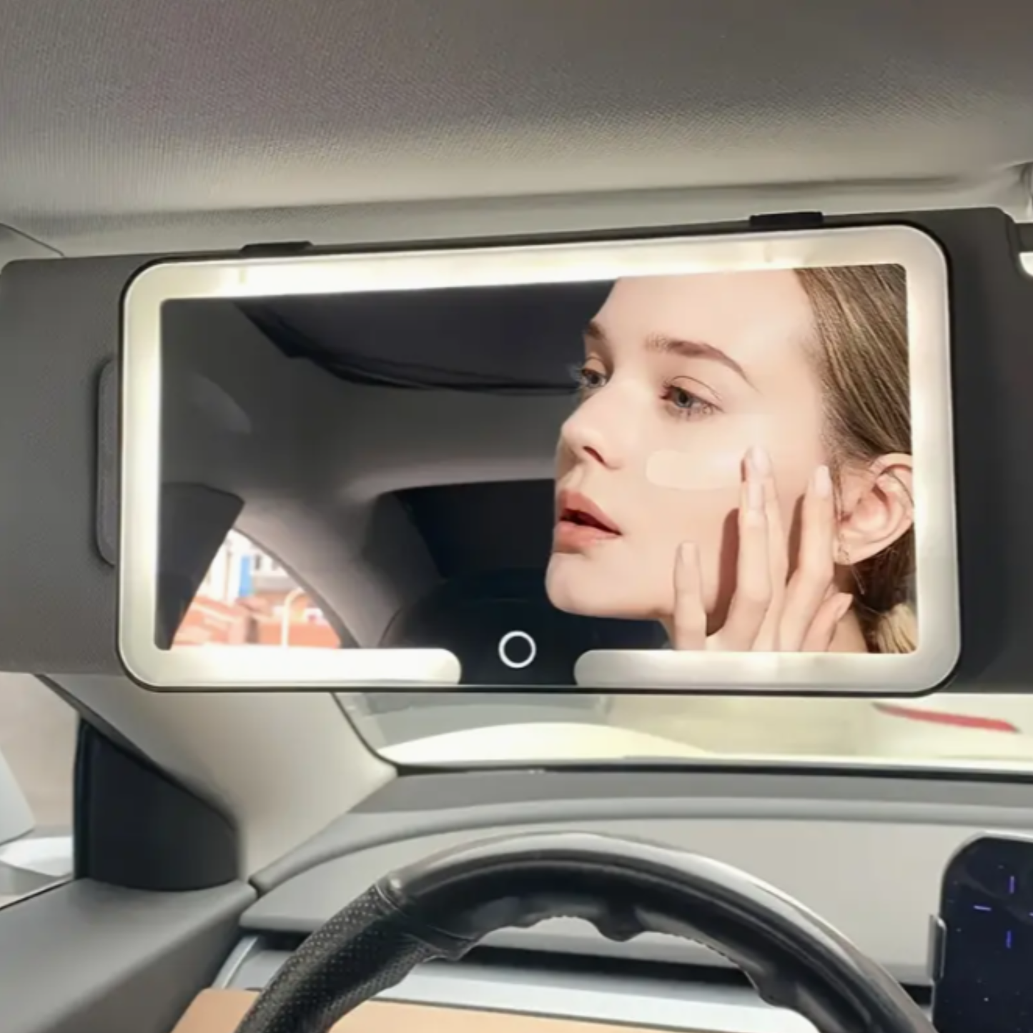 Espejo de Maquillaje LED Práctico