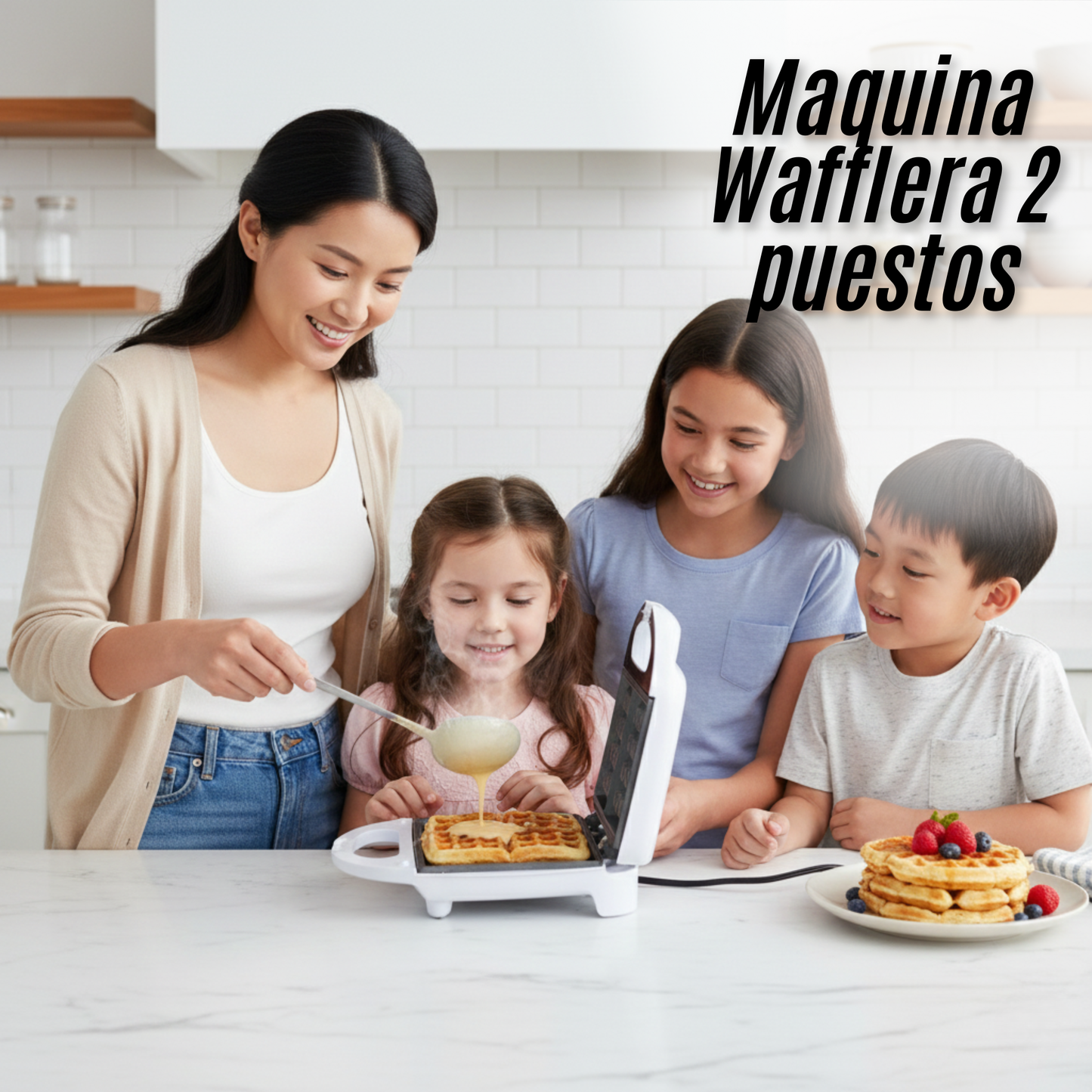 Maquina Wafflera 2 puestos