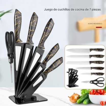 Set de Cuchillos x6 piezas con muestrario