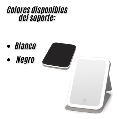 Espejo Led De Viaje con soporte