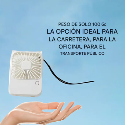 Ventilador portátil Mini con soporte para celular