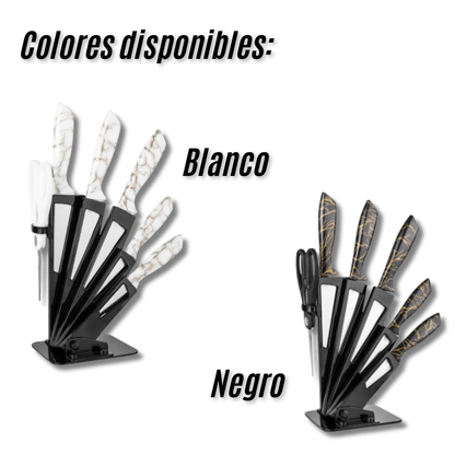 Set de Cuchillos x6 piezas con muestrario