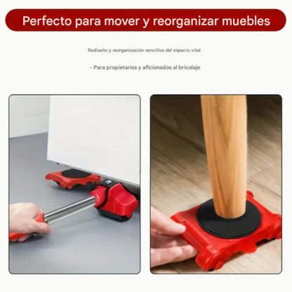 Juego de deslizadores para mover muebles