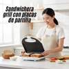 Sandwichera grill con placas de parrilla