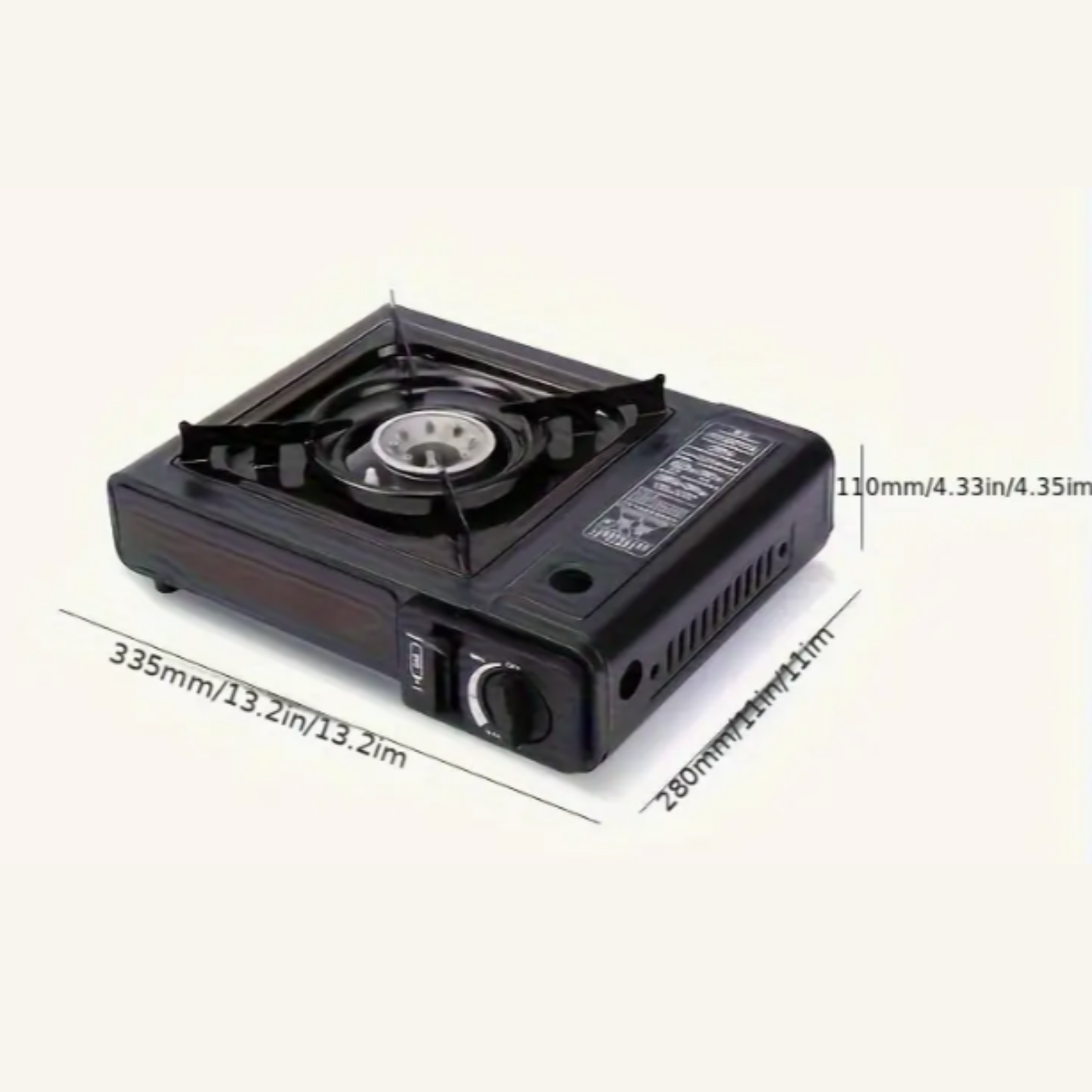 Estufa 1 Puesto de Gas Butano Portátil Para Camping