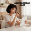 Espejo de mano con luz led