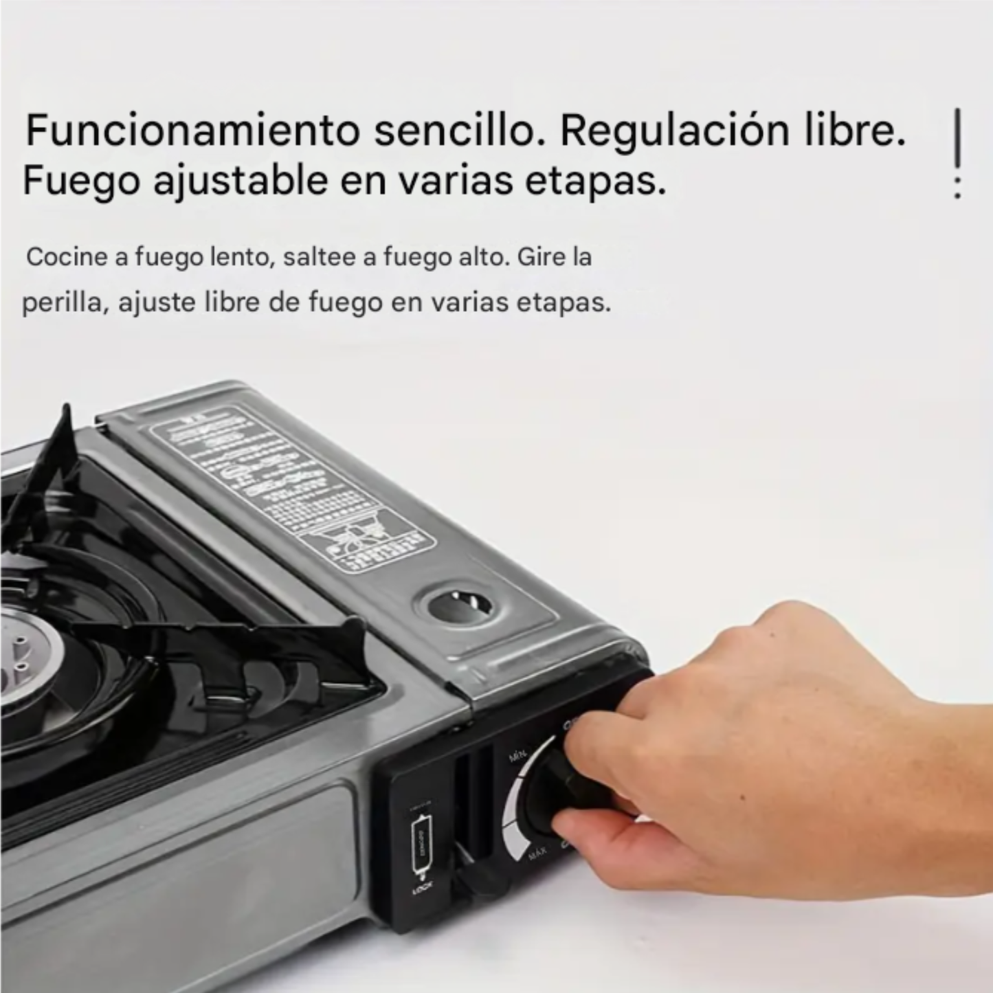 Estufa 1 Puesto de Gas Butano Portátil Para Camping