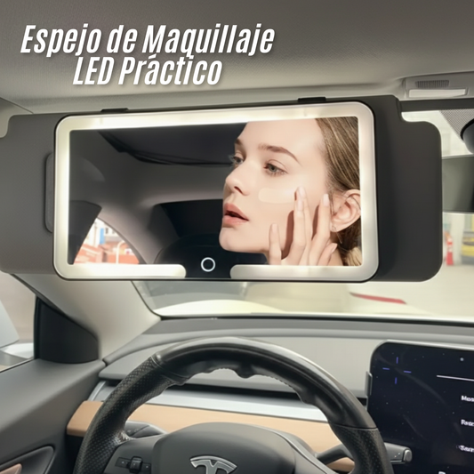 Espejo de Maquillaje LED Práctico