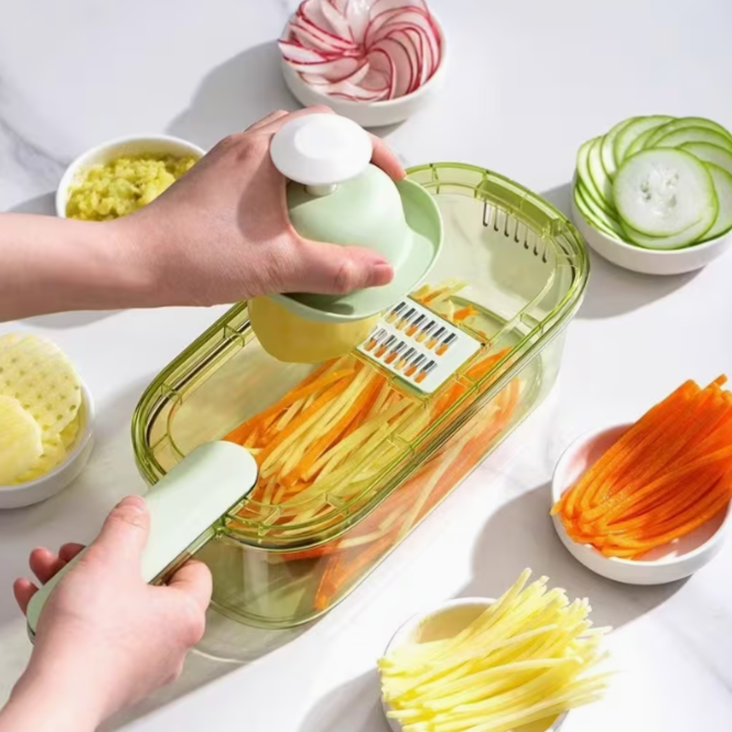 Rallador y Rebanador Multifuncional 4 en 1