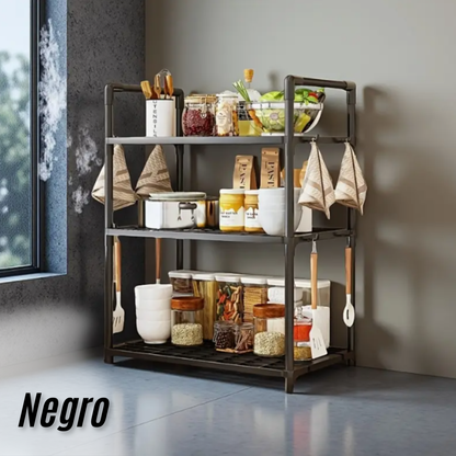 Estante para cocina de 3 niveles