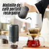 Molinillo de café portátil recargable