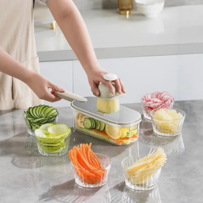 Rallador y Rebanador Multifuncional 4 en 1