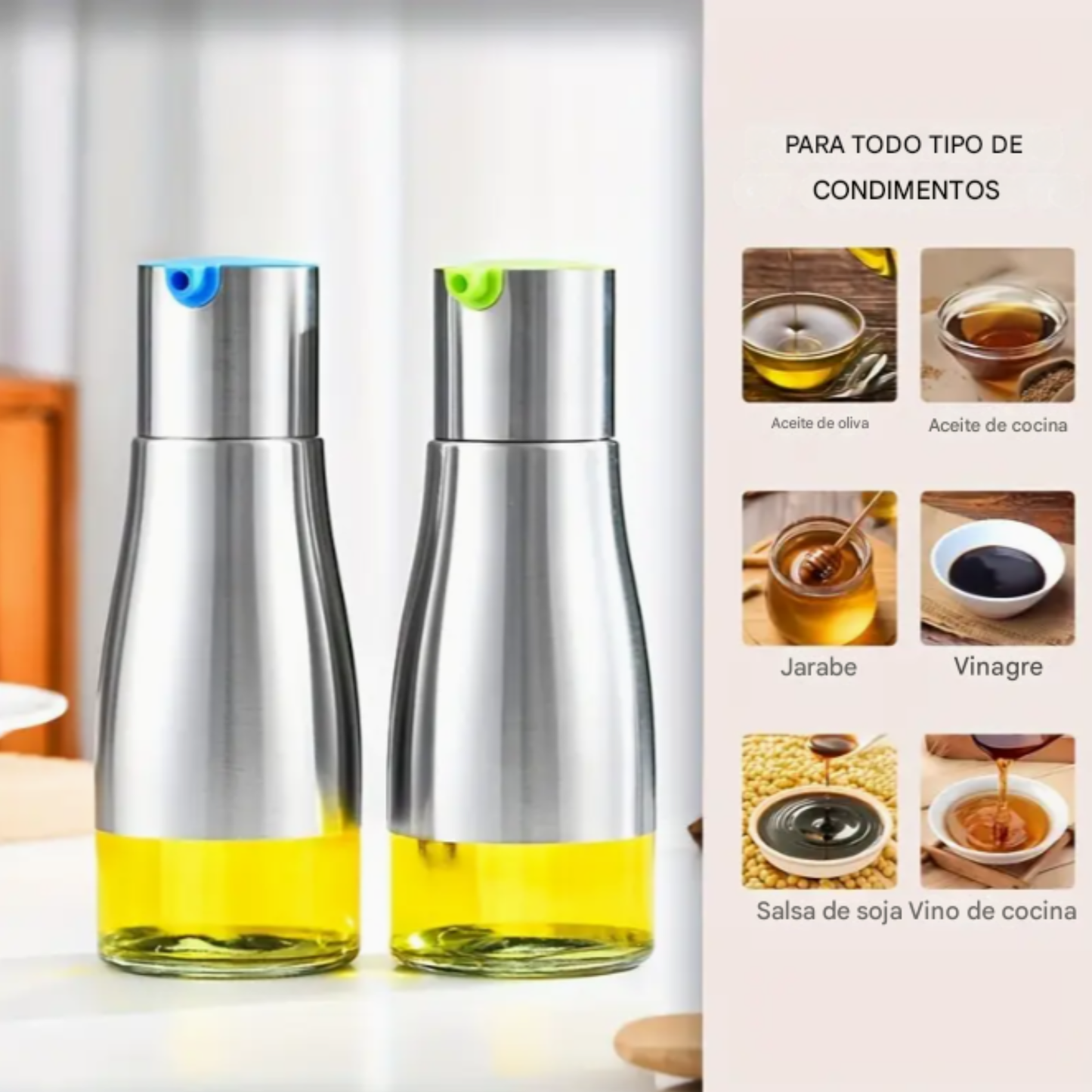 Botella dispensadora de Aceite