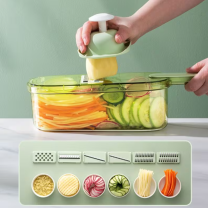 Rallador y Rebanador Multifuncional 4 en 1