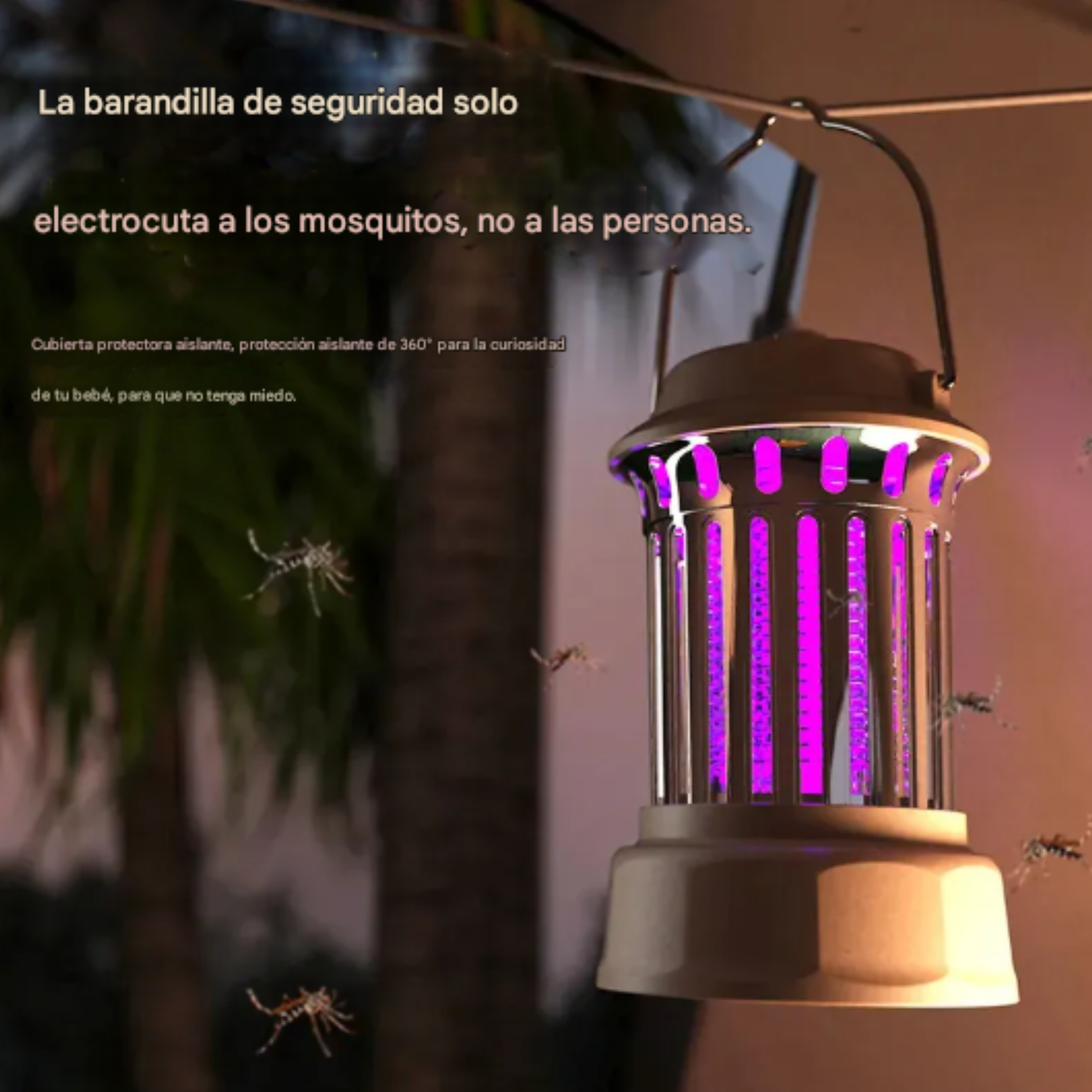 Lampara mata mosquitos