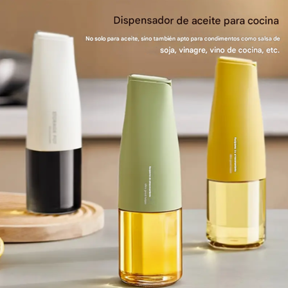 Botella Dispensadora de Aceite de Vidrio con Pico Vertedor