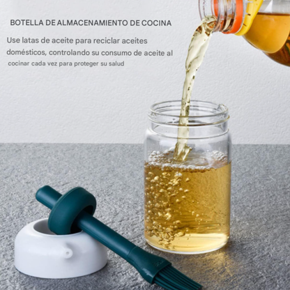 Dispensador de Aceite con Brocha