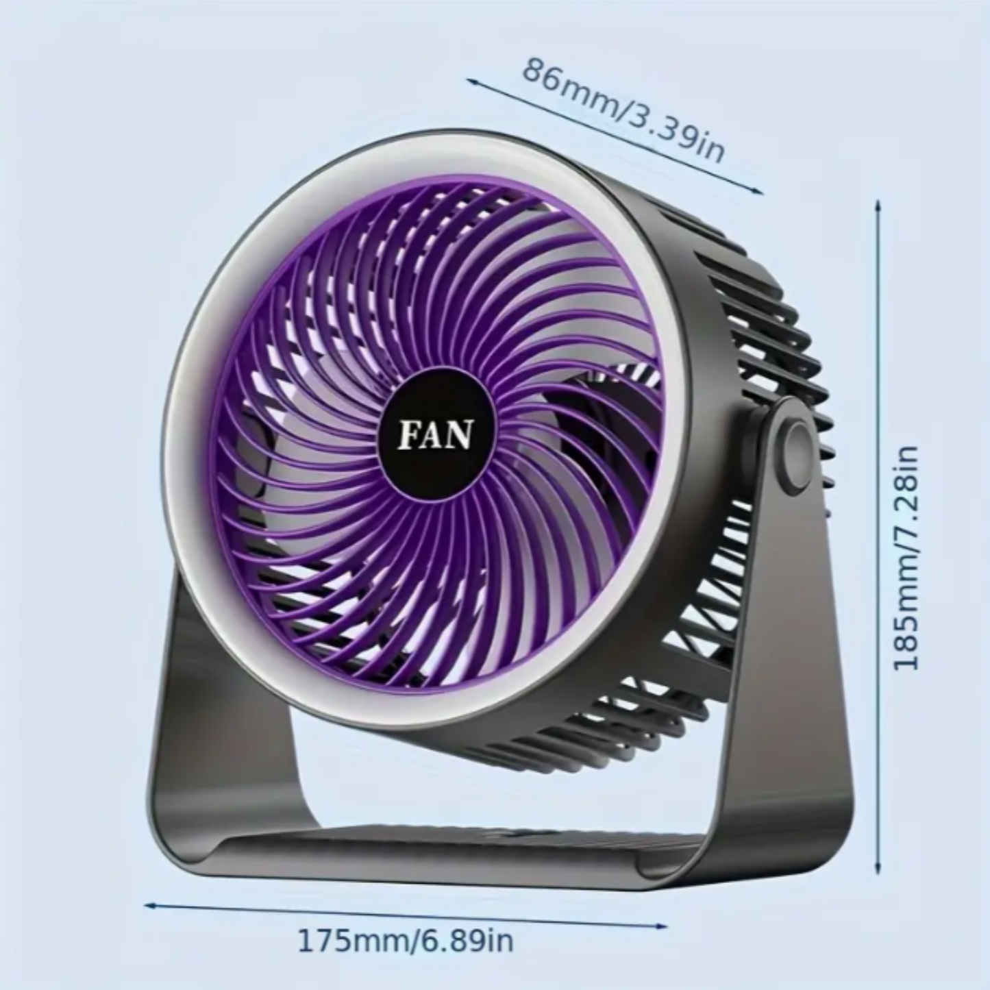 Ventilador de escritorio multifunción