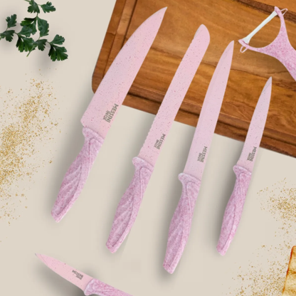 Set de Cuchillos x6 piezas Rosados