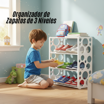 Organizador de Zapatos de 3 Niveles