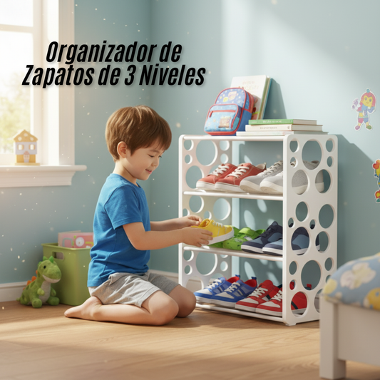 Organizador de Zapatos de 3 Niveles