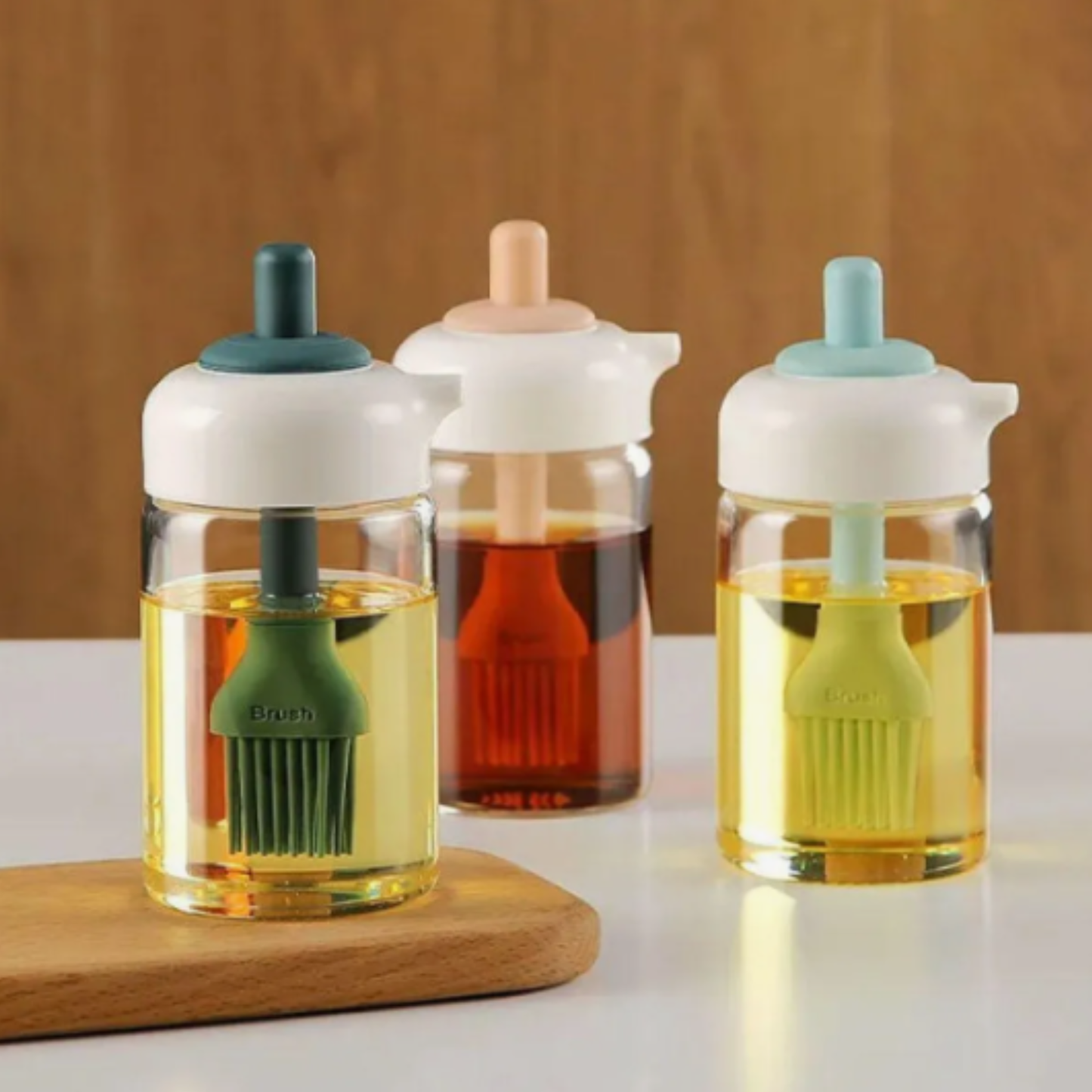 Dispensador de Aceite con Brocha