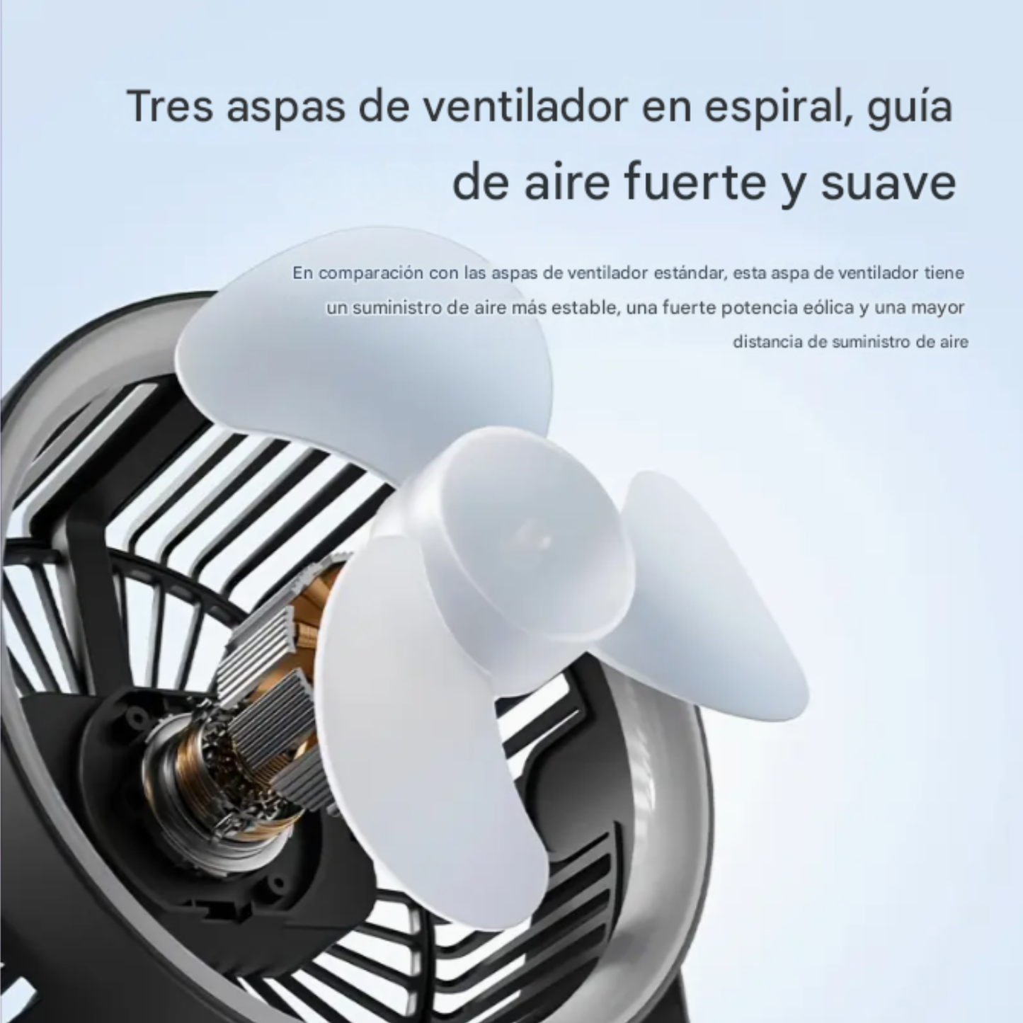 Ventilador de escritorio multifunción