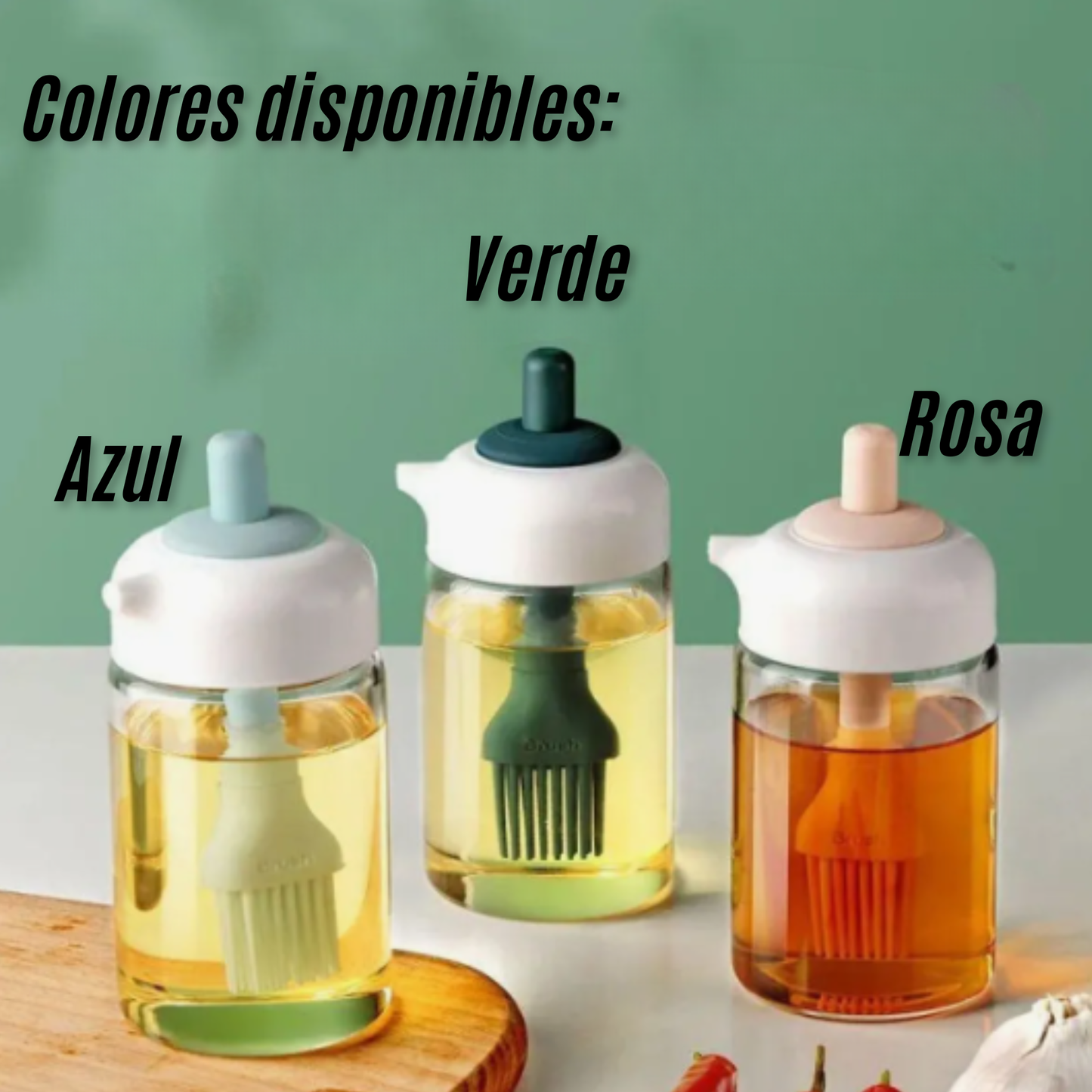 Dispensador de Aceite con Brocha