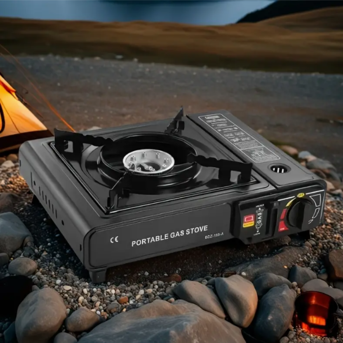 Estufa 1 Puesto de Gas Butano Portátil Para Camping