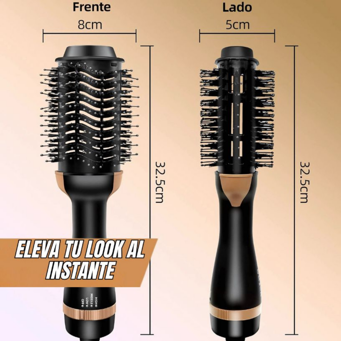 Cepillo Secador Keratina 2000W