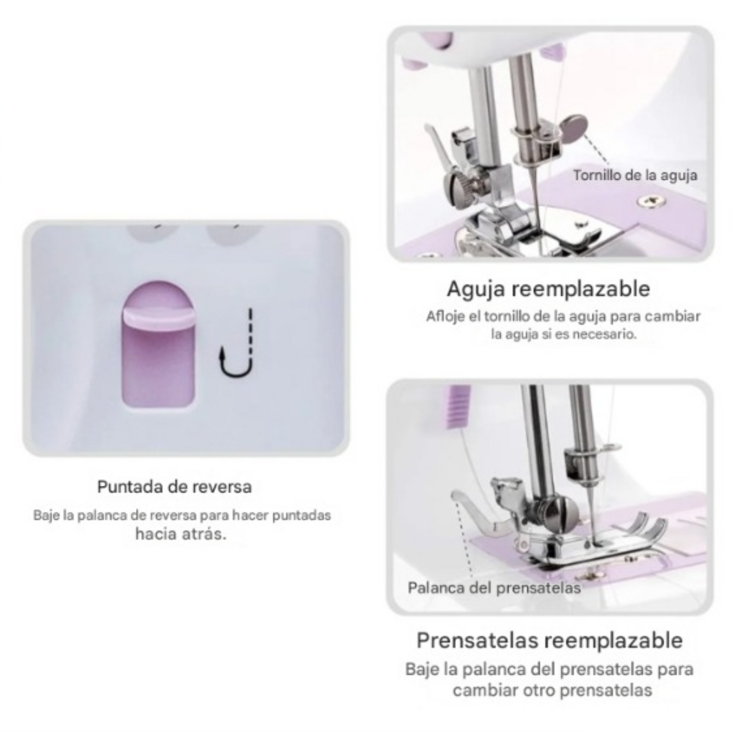 Maquina De Coser 12 Puntadas con Soporte