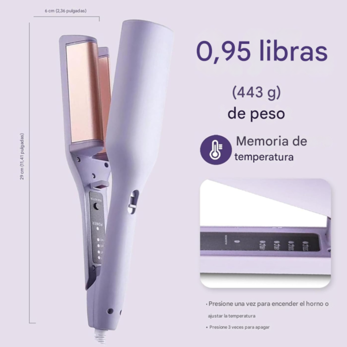 Plancha Onduladora de Cabello