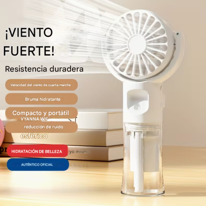 Mini ventilador de mano recargable