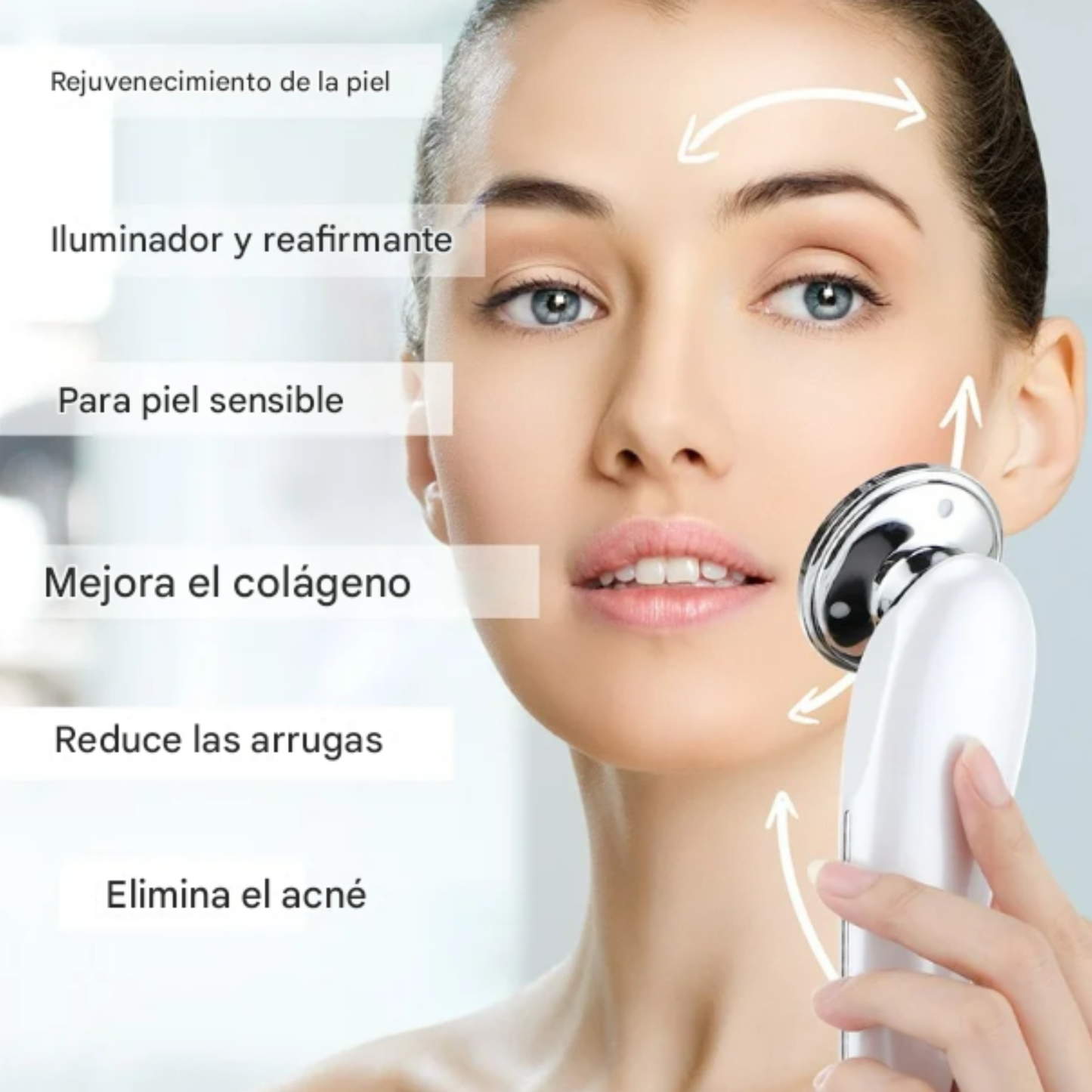 Masajeador facial ultrasónico