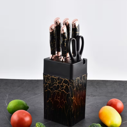 Set Cuchillos Cocina Cerámica Base Tijeras