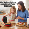 Mini Waflera Eléctrica Antiadherente Forma De Corazón