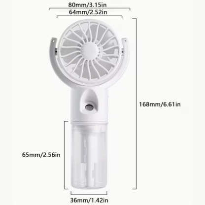 Mini ventilador de mano recargable