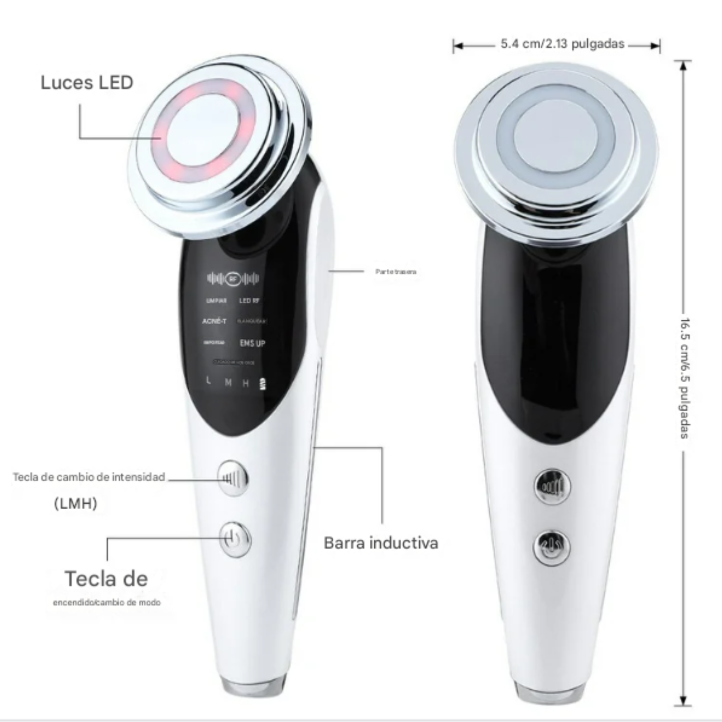 Masajeador facial ultrasónico