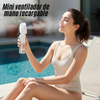 Mini ventilador de mano recargable