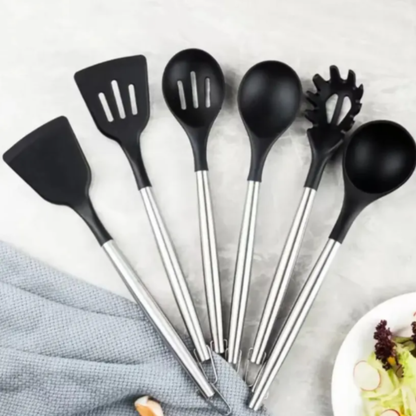 Juego De Cuchillos y Utensilios De Cocina De 20 Piezas