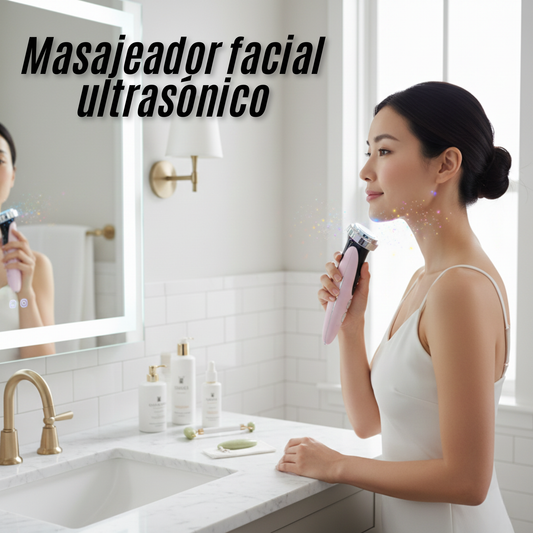 Masajeador facial ultrasónico