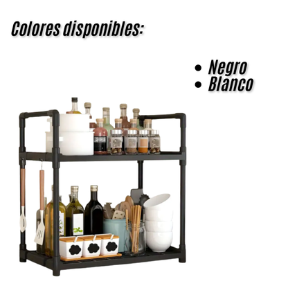 Estante De Cocina De Dos Niveles