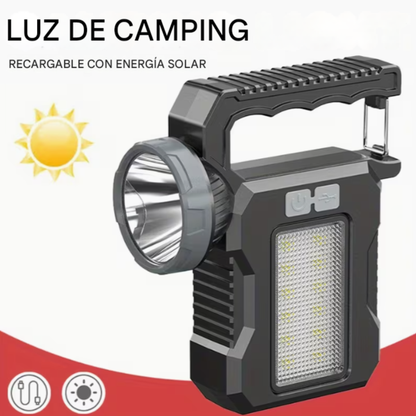 Lámpara de mano LED de emergencia multifunción