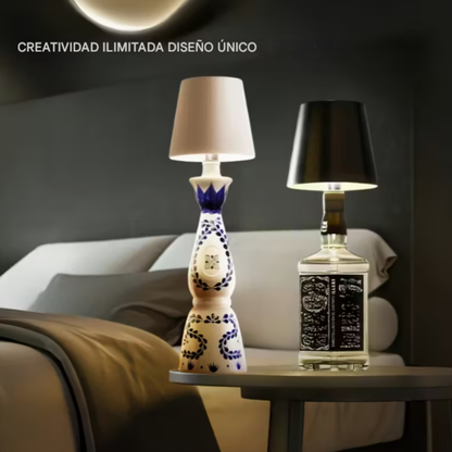 Lámpara de Mesa para botellas