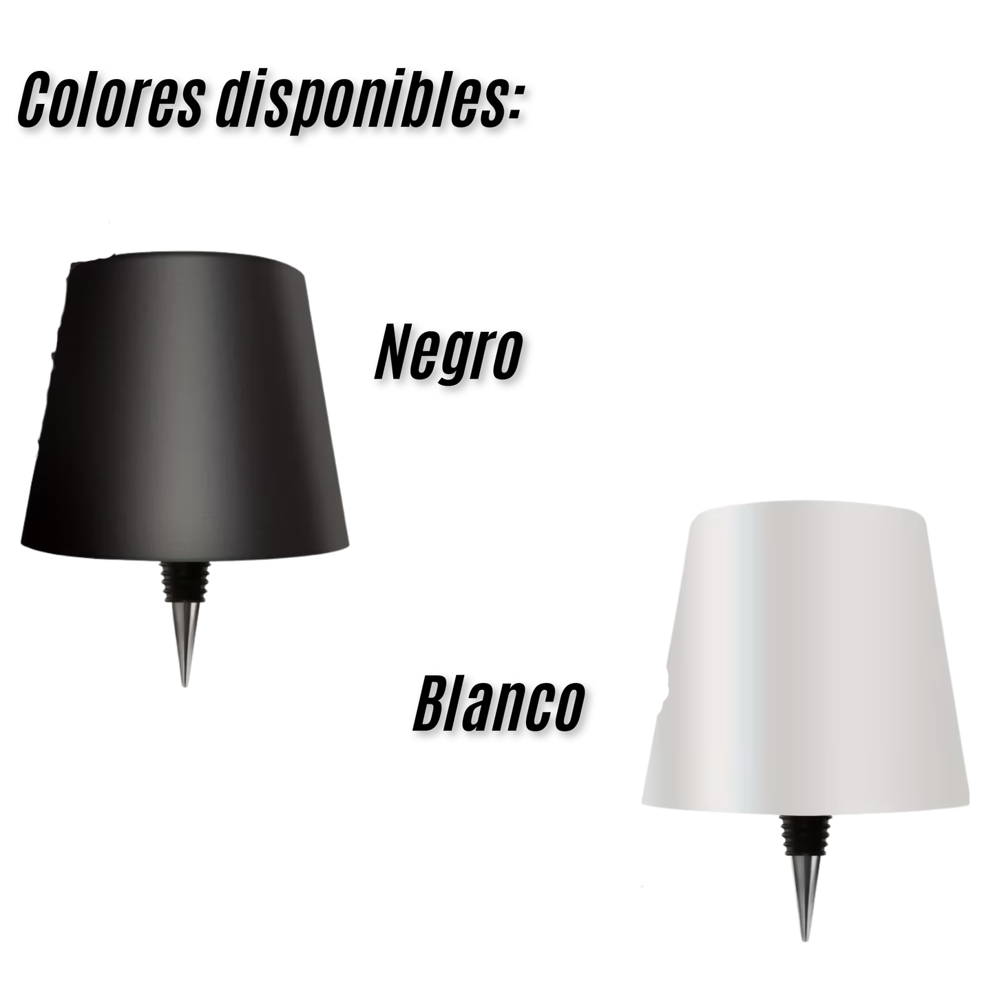 Lámpara de Mesa para botellas